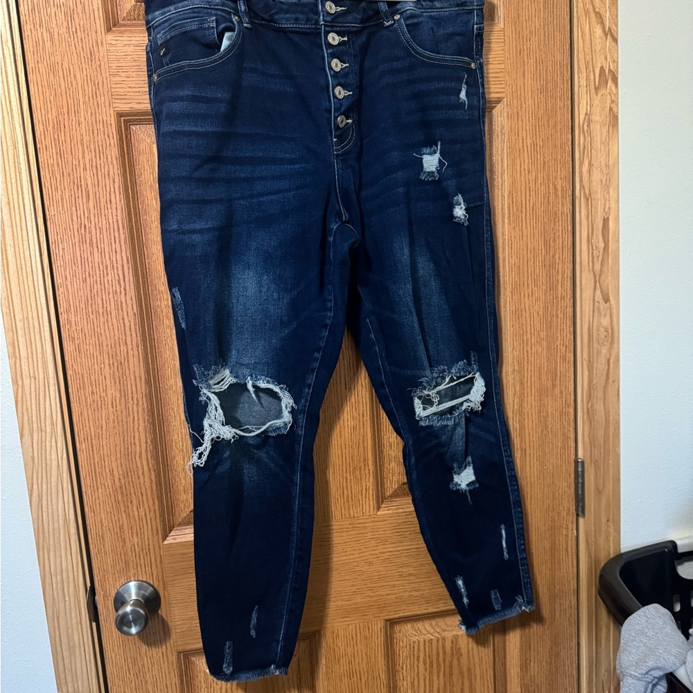 KanCan Distressed Skinny Jeans